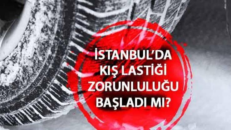 Açıklama geldi Kış lastiği zorunluluğu başladı mı İstanbul’da kış lastiği zorunluluğu ne zaman