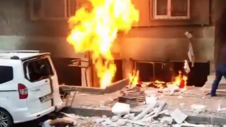 Küçükçekmecedeki patlamanın sebebinin sprey kutuları olduğu ortaya çıktı