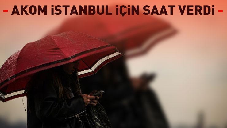 Son dakika... AKOM saat verip uyardı: İstanbulda sıcaklık 10 derece düşecek