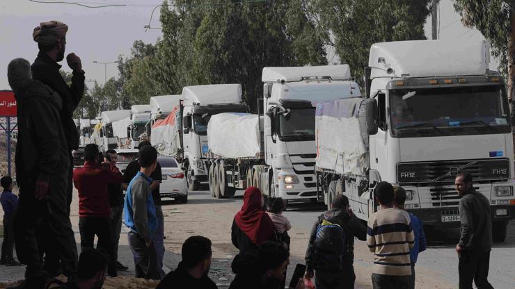 Gazze Şeridi’ne 200 yardım tırı geçti