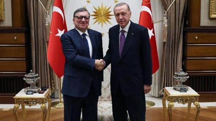 Erdoğan, eski AB Komisyonu Başkanı Barroso'yu kabul etti