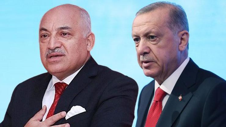 Cumhurbaşkanı Erdoğan, TFF Başkanı Büyükekşi ile görüştü