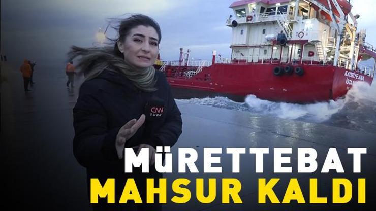 İstanbulda tanker karaya oturdu