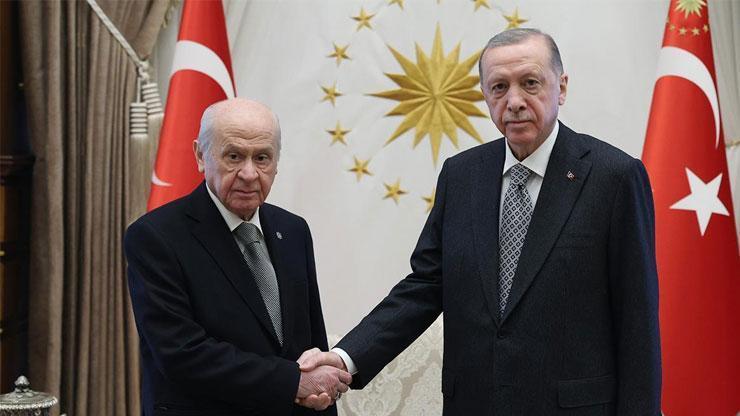 Son dakika... Cumhurbaşkanı Erdoğan, Bahçeli görüşmesi sona erdi.