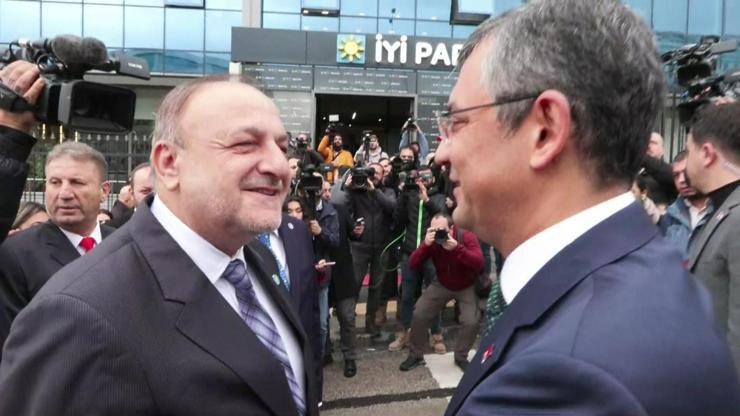 Muhalefette ittifak görüşmesi mi? Özgür Özel, İYİ Parti genel merkezinde