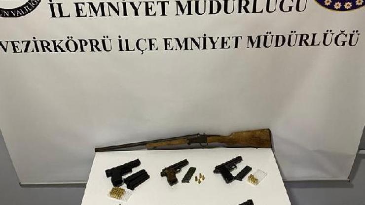 Ruhsatsız silah bulunduran 6 kişiye idari işlem Ruhsatsız silah bulunduran 6 kişiye idari işlem