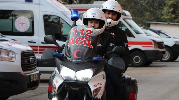 Bakan Koca görüntülerini paylaşmıştı... Evli çift motosiklet ambulansla hayat kurtarıyor