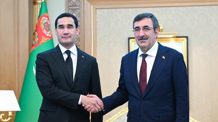 Cumhurbaşkanı Yardımcısı Yılmaz, Türkmenistan Devlet Başkanı ile görüştü