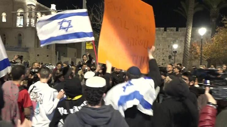 Fanatik Yahudi gruplardan Mescid-i Aksaya yürüyüş