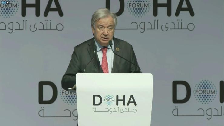 Katar’da Gazze gündemli forum... Guterres: Sivil kaybı görülmemiş seviyede”