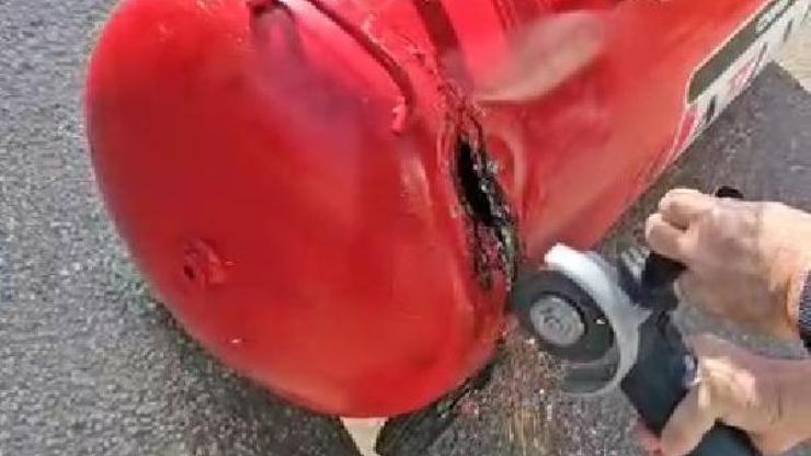 Kamyonetin hava kompresörünün içerisine gizlemiş 6 kilo uyuşturucu ele geçirildi