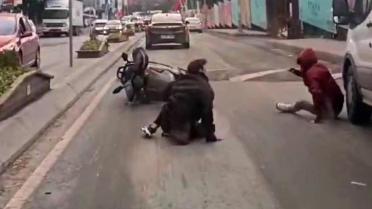Sultangazi'de şoförün dikkati felaketi önledi