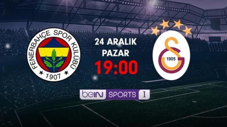 Fenerbahçe Galatasaray maçı canlı yayın… Derbi canlı izle seçeneği Bein Sports 1’de