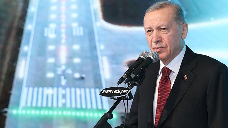 Sabiha Gökçende 2nci pist açılıyor: Cumhurbaşkanı Erdoğandan açılış töreninde açıklamalar