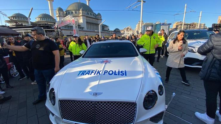 Yoğun ilgi gördü: Trafik polisinden en lüks devriye