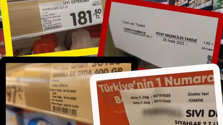 Asgari ücret açıklandı, böyle oldu Marketlerde etiket değiştirme yarışı