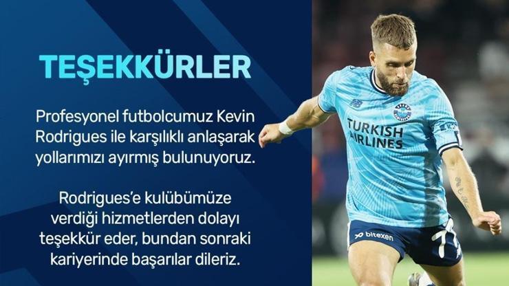 Adana Demirsporda Kevin Rodrigues ile yollar ayrıldı