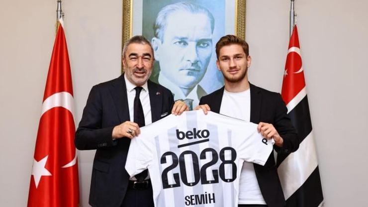 Beşiktaşta Semih Kılıçsoy yeni sözleşme imzaladı