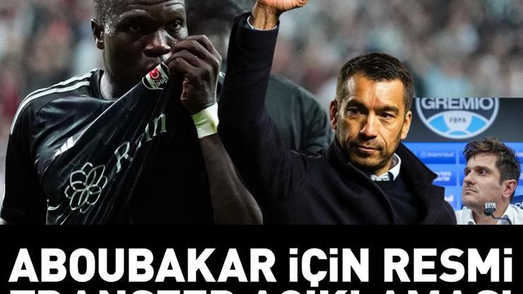 Aboubakar için resmi transfer açıklaması
