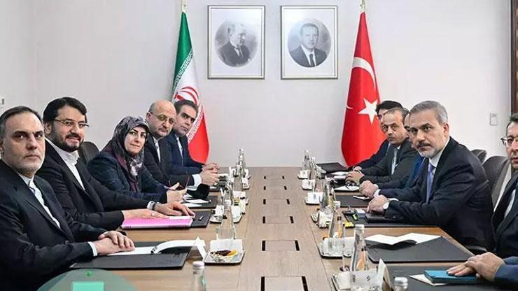 Bakan Fidan, İranlı Bakan Bezrpaş ile bir araya geldi