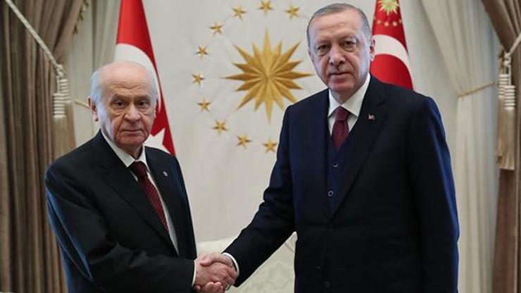SON DAKİKA: Cumhurbaşkanı Erdoğan, Devlet Bahçeli ile görüştü