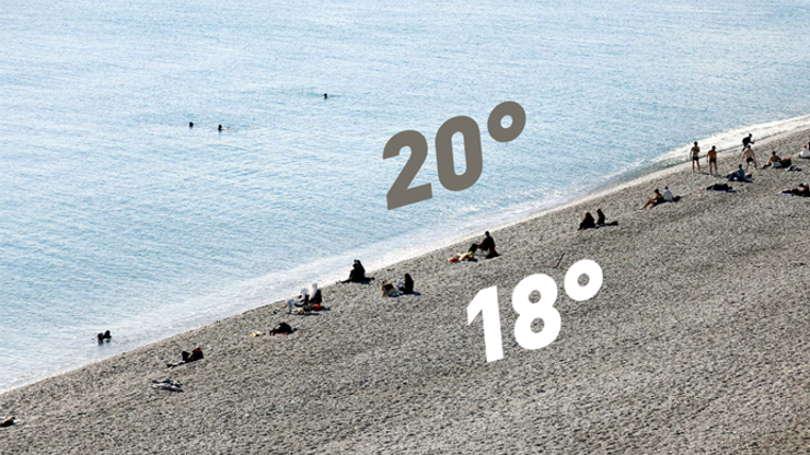 Fotoğraflar bugün çekildi: Deniz suyu sıcaklığı karayı geçti