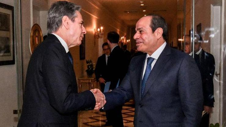 ABD Dışişleri Blinken, Mısır Cumhurbaşkanı es-Sisi ile görüştü