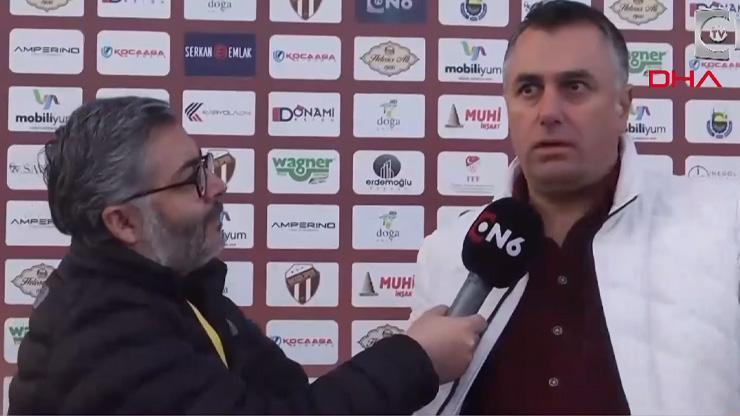 24Erzincanspor Teknik Direktörü Bülent Akandan şok sözler