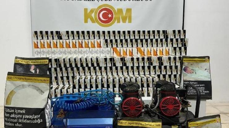 Samsun’da 100 bin liralık kaçak sigara operasyonu; 1 gözaltı