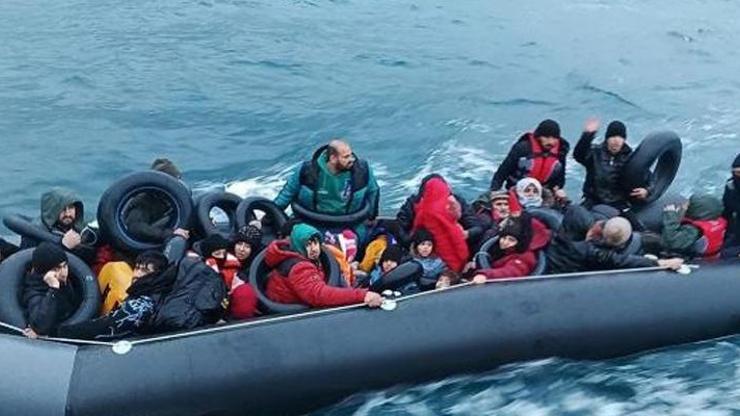 Çanakkale açıklarında 33 kaçak göçmen yakalandı