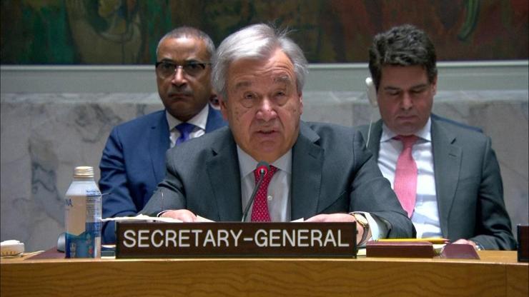 BM Genel Sekreterinden İsraile sert tepki