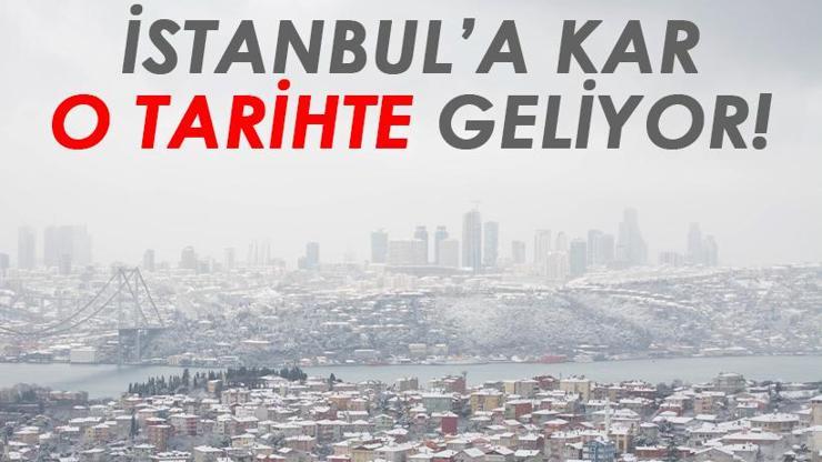 O tarihten itibaren İstanbulda kar başlıyor 26 Ocak 2024 hava durumu