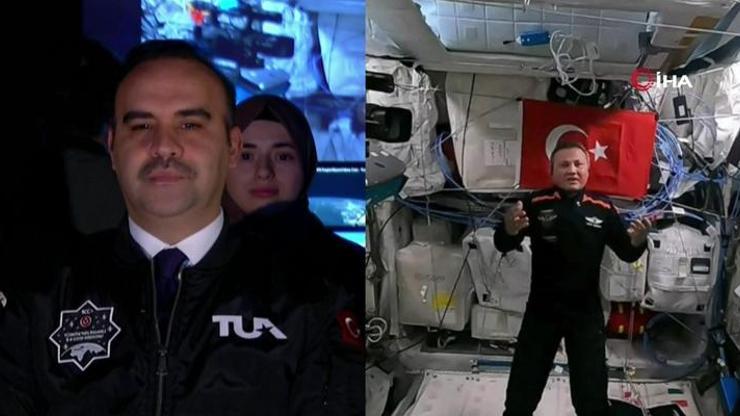 Bakan Kacır, Alper Gezeravcı ile görüştü: Uzayda bir günü nasıl geçiyor