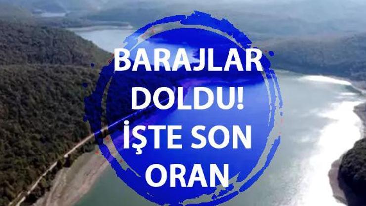 İSKİ İstanbul baraj doluluk oranı Yağışlar meyvesini verdi doluluk oranı yüzde 65’i aştı