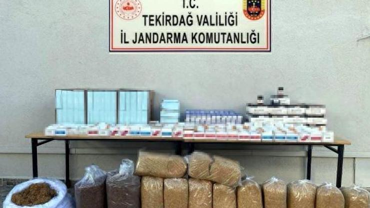 Tekirdağ'da 57 bin 800 makaron ele geçirildi Tekirdağ'da 57 bin 800 makaron ele geçirildi