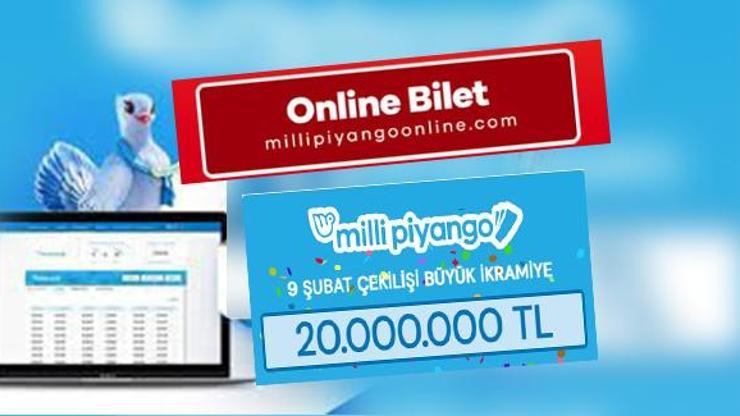 9 Şubat 2024 Milli Piyango sonuçları ve bilet sorgulama millipiyangoonline.com adresinde
