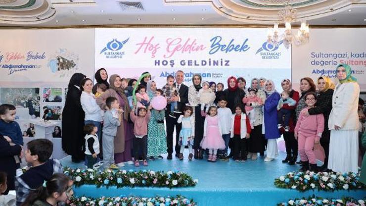 Sultangazi'de 'Hoş Geldin Bebek' programı düzenlendi