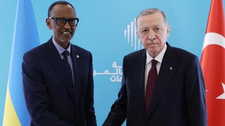 Cumhurbaşkanı Erdoğan, Ruanda Cumhurbaşkanı ile görüştü