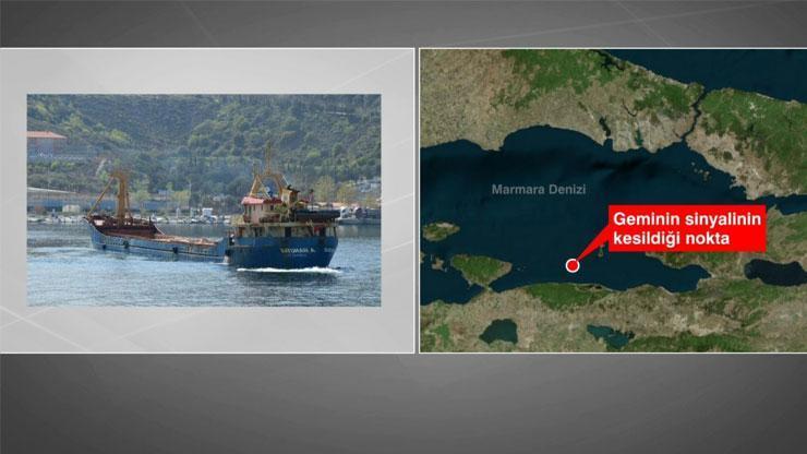 Son dakika... Marmara Denizinde gemi battı