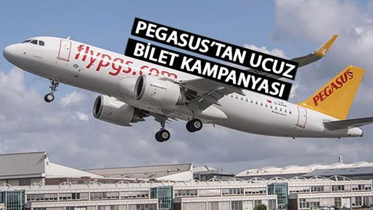 Pegasus ucuz bilet kampanyası Seçili tarihlerde yurt içi uçuşlar 499 TL