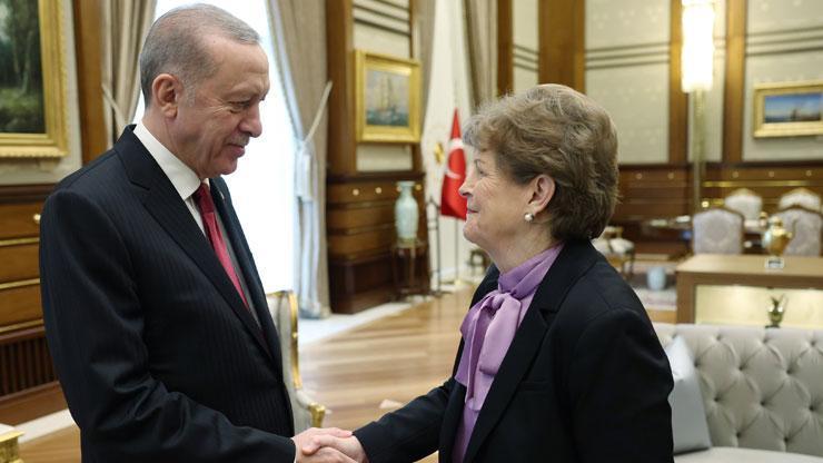 Cumhurbaşkanı Erdoğan, ABDli Senatör Shaheeni kabul etti