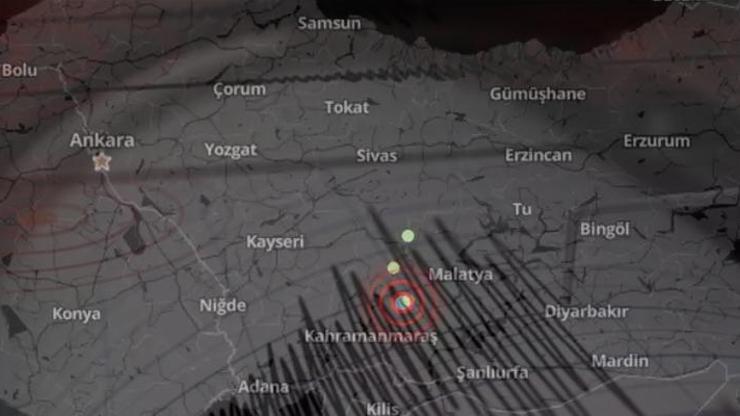 Kahramanmaraşta 3.5 büyüklüğünde deprem