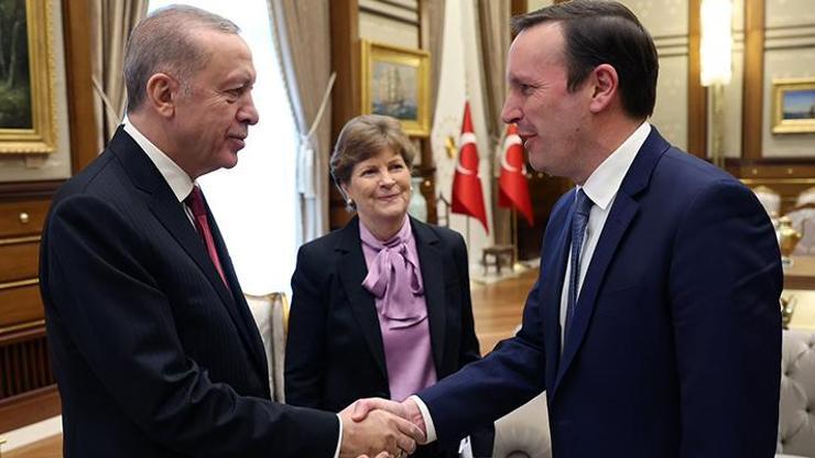 Cumhurbaşkanı Erdoğan, ABDli Senatörleri kabul etti
