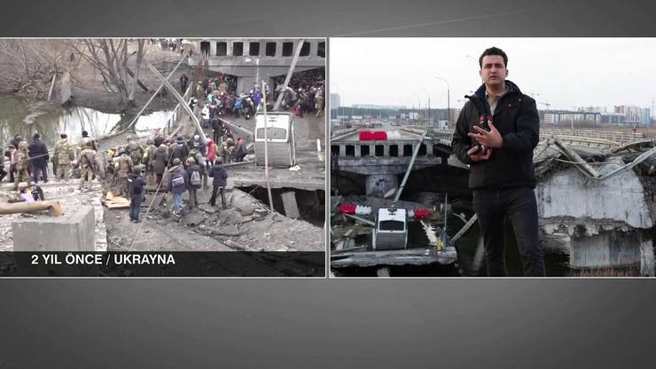 CNN TÜRK 2 yıl sonra Ukrayna-Rusya savaşının yaşandığı bölgede Dikkatli gözlerden kaçmayan detay