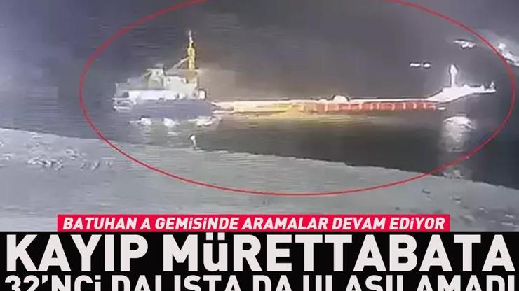 Batuhan A gemisindeki aramalar devam ediyor: Kayıp mürettebata 32nci dalışta da ulaşılamadı
