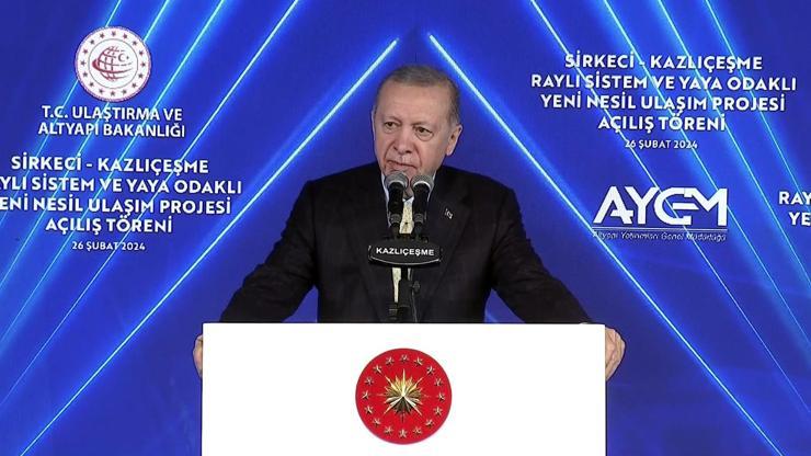 SON DAKİKA: Cumhurbaşkanı Erdoğan: İstanbulda 5 yıl boşa geçti