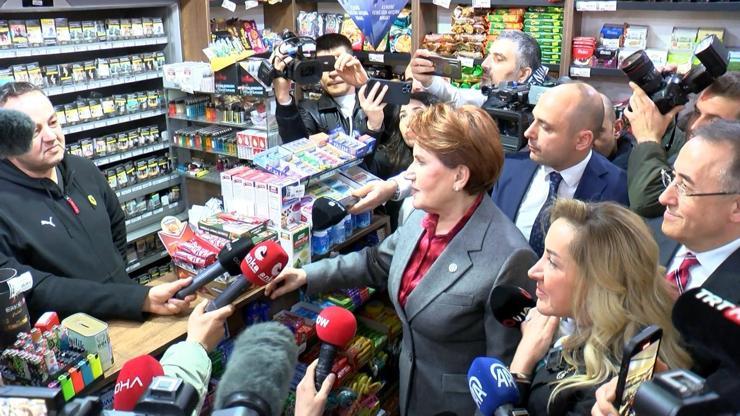 Meral Akşenerden Ankarada esnaf ziyareti