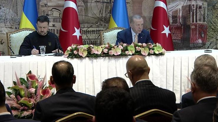 Zelenski İstanbulda Cumhurbaşkanı Erdoğan: Barış için ev sahipliğine hazırız