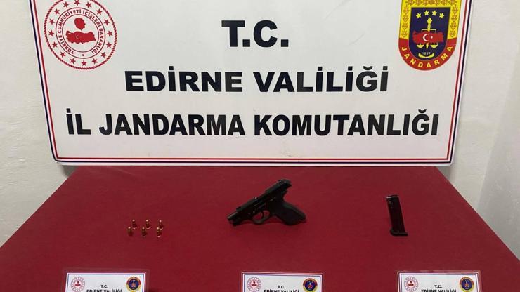 Üzerinde tabancayla yakalandı