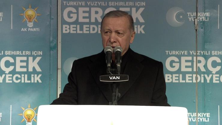 Cumhurbaşkanı Erdoğan, Vanda
